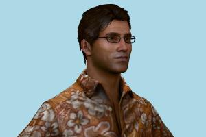 Harry Mason Silent-Hill, man, male, boy, people, human, xna, characters, rigged